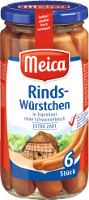 Meica Rinds-Würstchen extra zart 6 Stück 180 g Glas